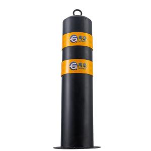 Quality Semi Auto Lockable Parking Bollards Thickness 0.5mm IP68 Steel Safety Bollard for sale