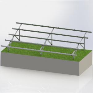 Photovoltaic PV Panel Mounting Systems , Stainless Steel Ground Mounted PV
