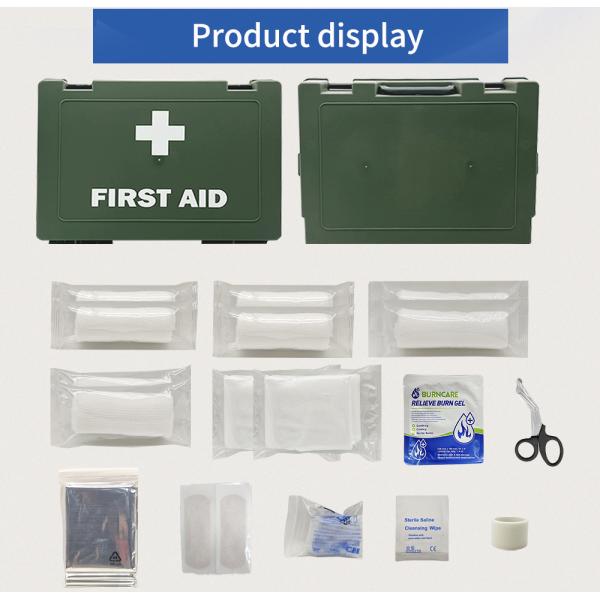 Large Plastic Workplace First Aid Kit Full Emergency Medical Supply Accessories for Training
