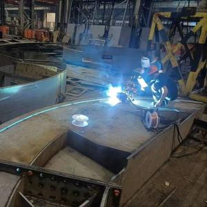 Quality Tank Construction Machinery Continuous Seam Welder with CO2 Gas Protection and Welding for sale