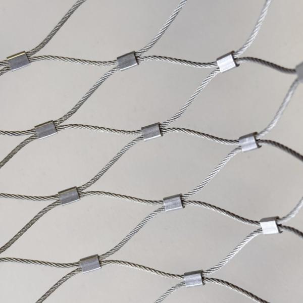 Buy Architectural Wire Rope Mesh Made From Stainless Steel 304 316 316L at wholesale prices