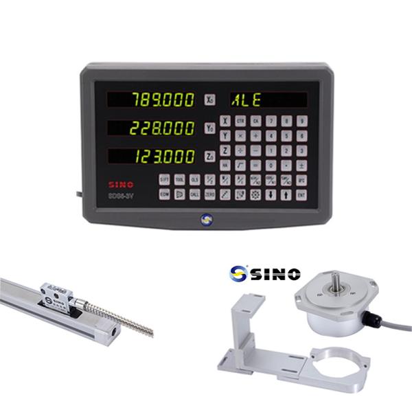 SINO DRO SDS6-3VA 3 Axis Digital Readout System 5um Resolution For Lathe Milling