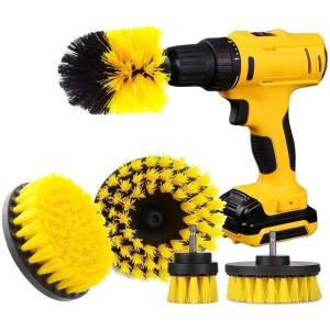 Polypropylene Scrub Medium Stiff Drill Brush Attachment 5pcs Per Set
