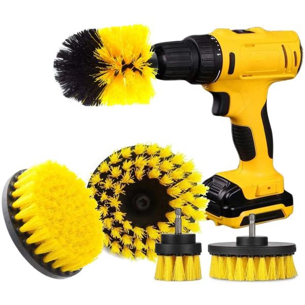 Buy Polypropylene Scrub Medium Stiff Drill Brush Attachment 5pcs Per Set at wholesale prices