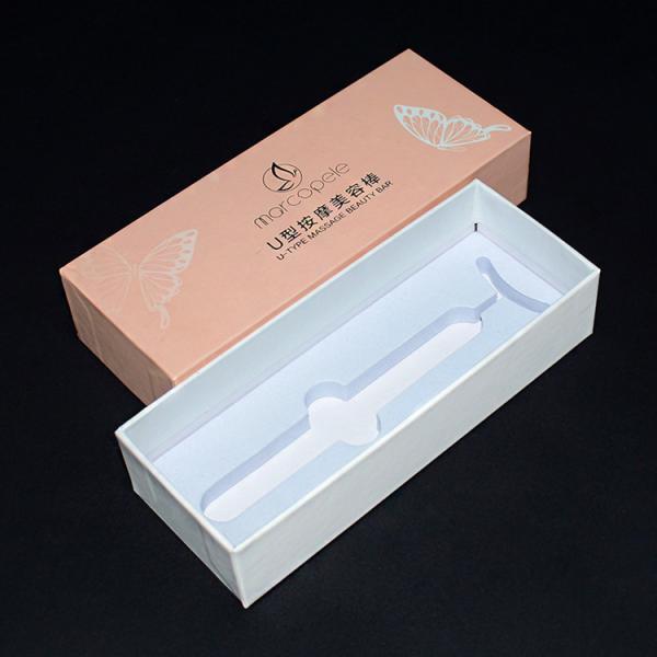 Custom Size Massage Beauty Bar Rigid Paper Gift Box With Eva Inner Tray