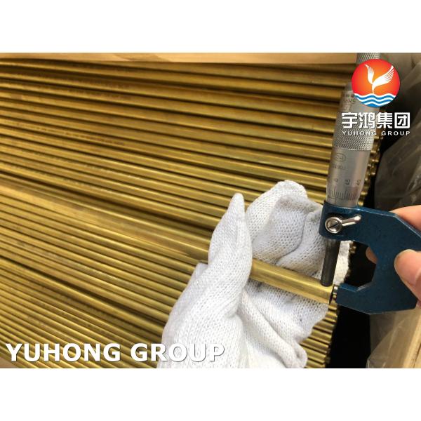 ASTM B111 C68700 Seamless Copper Alloy Tube For Cooler HT / ET Available