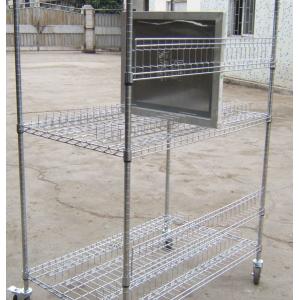 SMT Stencil Turnover PCB Storage Trolley Stainless steel 400mm