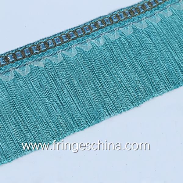 Latest decorative OEM custom design tassel fringe for curtain cushion trimmings