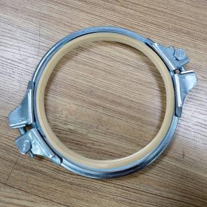 Heavy Duty Pipe Clamps Modular Pipework Systems Connect Pull Ring For Industrial Tube