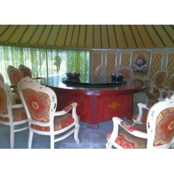 Multi Functional Mongolian Yurt Tent , Portable Family Camping Yurts Tents