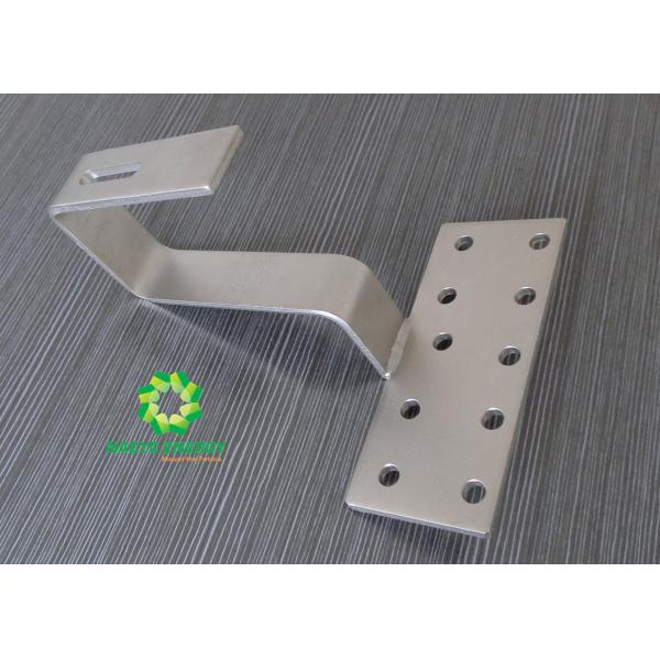 Pitched Residential Roof Solar Panel Adjustable Mounting Brackets For Frame Modules