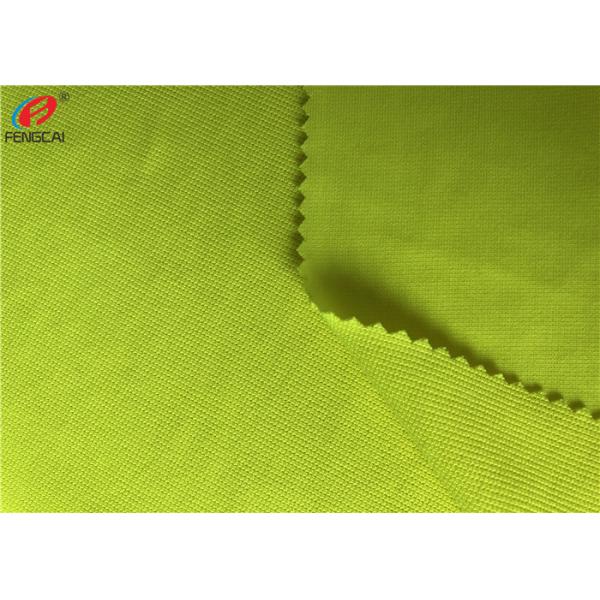 100% Polyester Fluorescent Material Fabric Weft Knitting Dry Fit Golf Polo Shirt Fabric