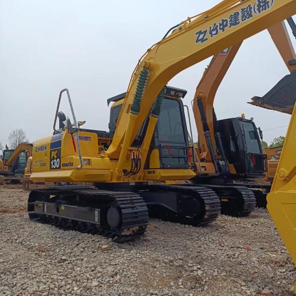 13000 KG Used Komatsu PC130 Excavator Original Japan Hydraulic Crawler Excavator