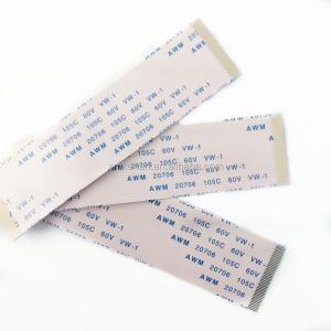 Computer 12 Pin 0.5mm Wire Cable Assembly ODM AWM 20706 105C 60V FFC Cable Rohs