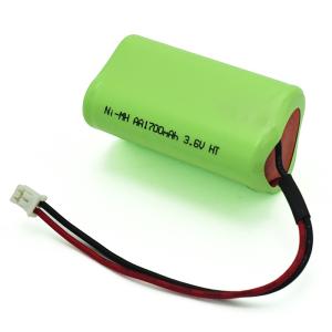 OEM PVC 3.6V Ni-Mh AA1700mAh High Temperature Rechargeable Battery