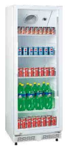 310L upright single door ABS inner direct cooling commercial display beverage