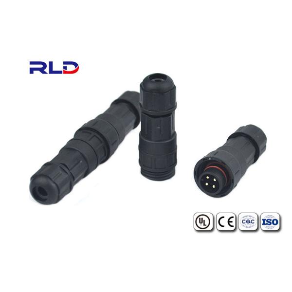 Assembly Type Circular Power Connector , Electric Push Locking Waterproof