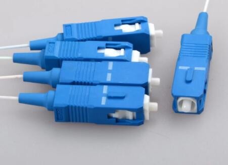 Buy SC UPC 1x4 Plc Splitter , 4 Way Optical Splitter for CATV FTTB at wholesale prices