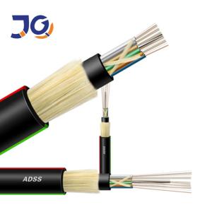 China Aramid YARN Strength Member ADSS 80m 100m 120m Span Optical Fiber Cable on sale