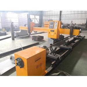 Low Noise Fiber Laser Pipe Cutting Machine Hypertherms Concise Appearance