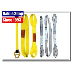 China Customized Logo Harga Webbing Sling , Hoist Lifting Straps Acid Resistance on sale