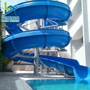 Commercial Water Park Equipment Fiberglass Slide Tube For Adult