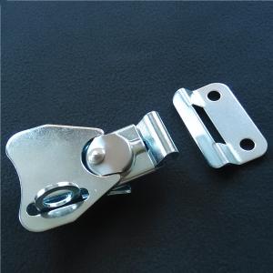 Small Twist latch with keeper plate.Padlockable. Zinc finish.Rohs