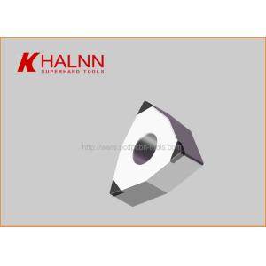 Halnn Solid PCBN Inserts Interrupt Machining Hardened Steel Wind Power Bearings