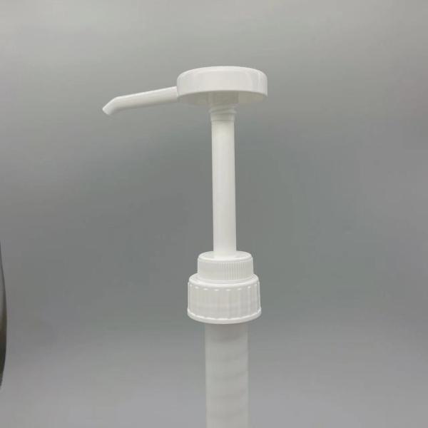Buy PP PE 10ML Syrup Bottle Pump Dispenser Fructose Concentrated Fruit at wholesale prices