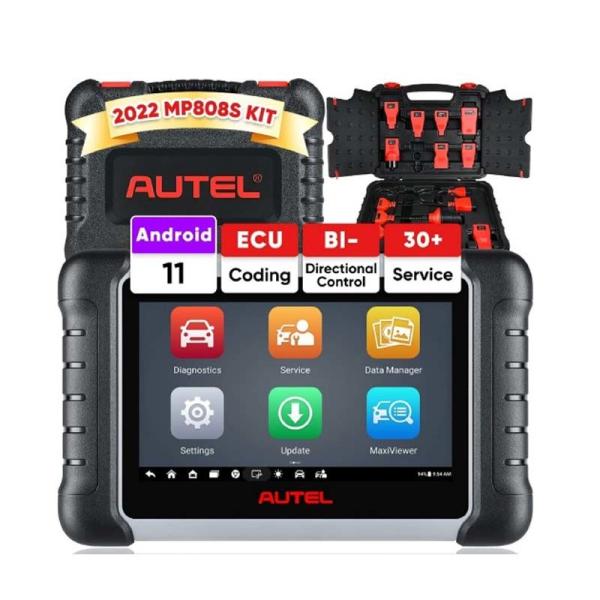 Autel MaxiPRO MP808S KIT with Complete OBD1 Adapters Newly Adds FCA AutoAuth Can