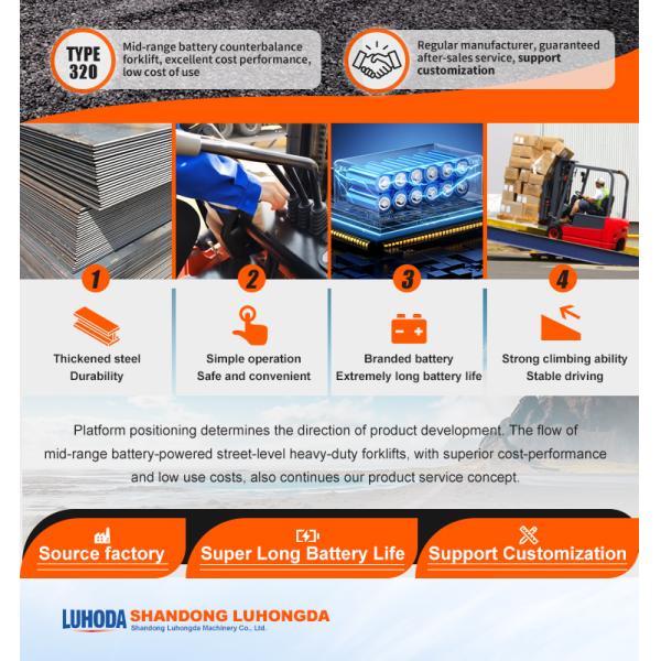 Factory Price Electric Mini Forklift 1 Ton 1.5 Ton 2 Ton 3 Ton Lithium Battery Lift Height 3000-7000mm Mini Forklift Price