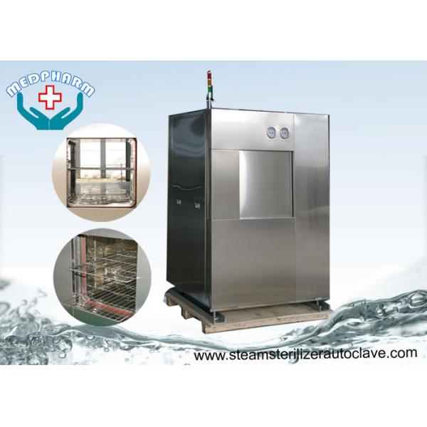 Double Sliding Doors Pharmaceutical Autoclave With Built In Printer And Micro