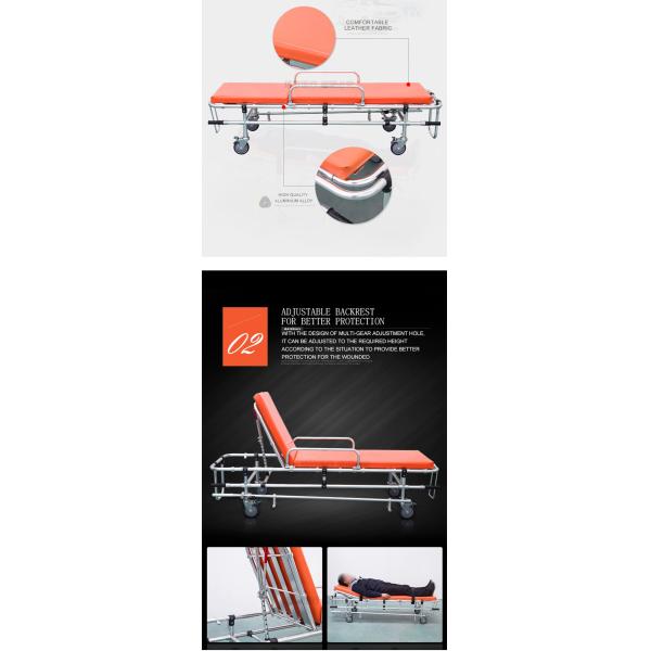 Supply Emergency Patient Transfer Ambulance Stretcher Trolley with CE Certification