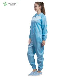 Pharmaceutical industry cleanroom anti static esd coverall jumpsuit autoclavable