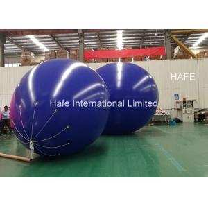 LED Advertising Inflatable Flying Light , Helium Filled Lighting Balloons Oval