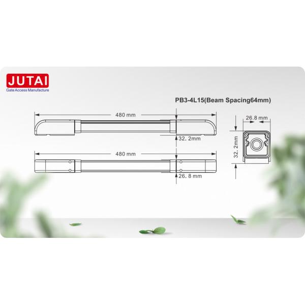 Industrial Grade Infrared Safety Sensor Waterproof IP65 Fast Response Time