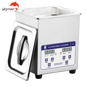 Digital Timer SUS304 2L 600w Glasses Ultrasonic Cleaner