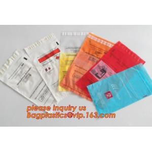 Lab Bags Specimen Bags zip bag, Medical Grade Laboratory Specimen Bag, Three