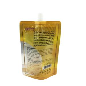 Honey bee packaging bag,Bee flexible packing stand up bag with spout out