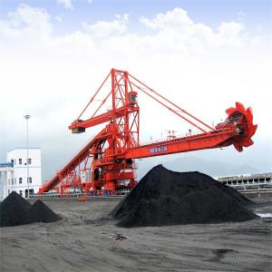 Circular Stockyard Stacker And Reclaimer Coal Fired Power Plant