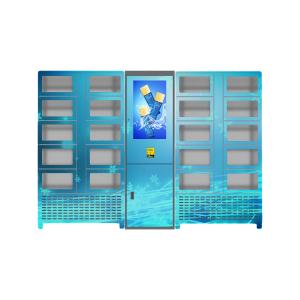 Transparent Doors Machine Locker Different Payment Methods Access