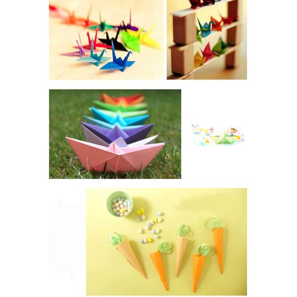 A3 A4 Sheet Bristol Paper Vert / Rose / Jaune Colorful Paper Board 180G 220G