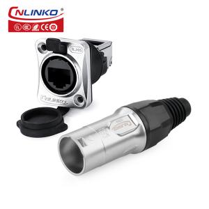 CNLINKO Newest YT-RJ45 Waterproof PCB RJ45 Connector Cat5 Panel Socket Connector