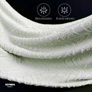 Jacquard Style Double Knit Fabric For Summer / Autumn Availability