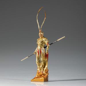 Artistic Resin Figure Monkey King from Journey to the West for Home Decor and