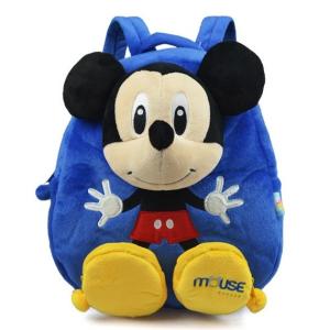 Blue Personalised Mickey Mouse Backpack For Toddler ,  Eco Friendly