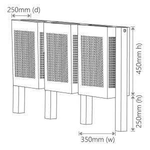 L385W520H890mm 40L Galvanized Steel Trash Can With Pop Up Lid