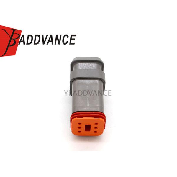 DT06-6S-E003 Deutsch Automotive Connectors 6 Pin DT Series Female Connector With Wedgelock And Long Cap