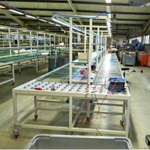 200 kg Load Capacity Cleanroom Roller Conveyor Line For Semiconductor PLC/Manual