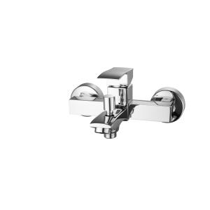 Contemporary Wall Mounted Shower Mixer Taps Brass Material T2041